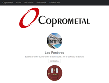 Tablet Screenshot of coprometal.com